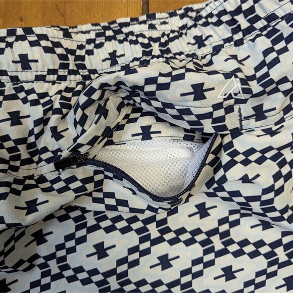 Alpine Design Men's Swimsuit Size XXL NWT White/Blue Swim Trunks - Picture 6 of 7